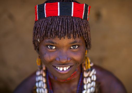 Hamer Tribe Teenager, Turmi, Omo Valley, Ethiopia