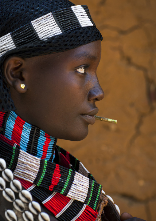 Hamer Tribe Woman, Turmi, Omo Valley, Ethiopia