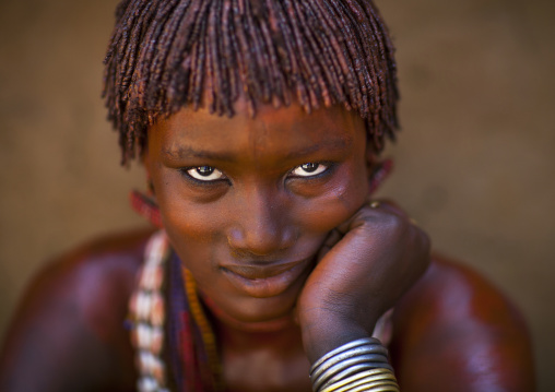 Hamer Tribe Woman, Turmi, Omo Valley, Ethiopia