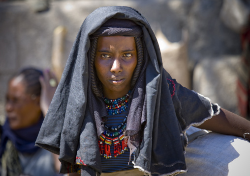 Afar tribe woman, Assaita, Afar regional state, Ethiopia