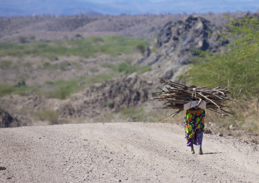 Old Woman Carrying Wood, Dire Dawa, Ethiopia