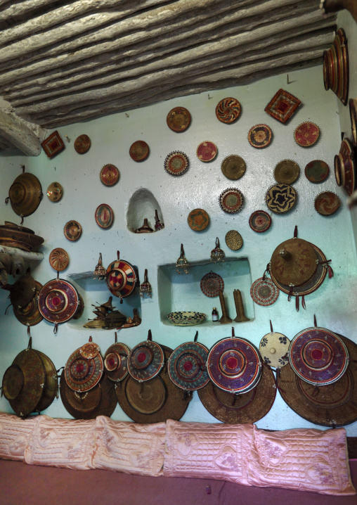 Decoration Inside An Harari House, Harar, Ethiopia