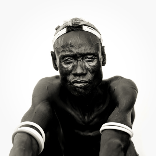 Karo Old Man Portrait Omo Valley Ethiopia