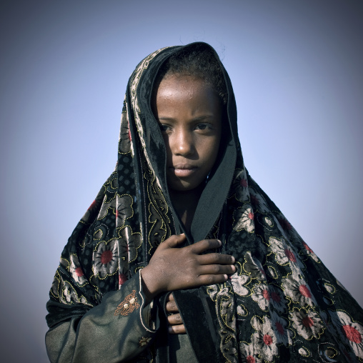 Afar tribe girl, Assaita, Afar regional state, Ethiopia