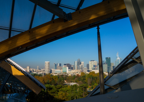 Bois De Boulogne View From Louis Vuitton Foundation, Bois De Boulogne, Paris, France