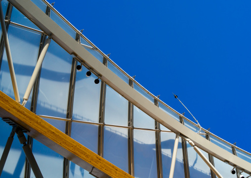 Detail Of Glass Sails Of The Louis Vuitton Foundation Museum Built By Frank Gehry, Bois De Boulogne, Paris, France