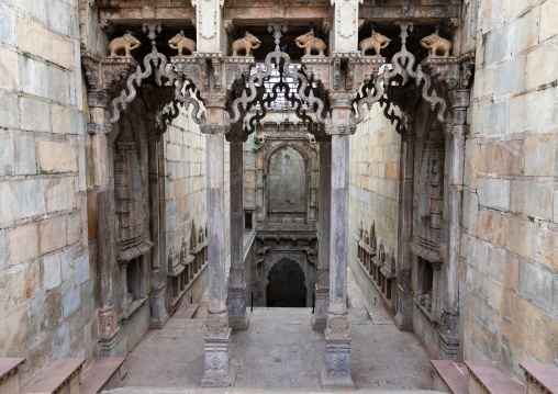 Entrance of Raniji ki baori called the queen's stepwell, Rajasthan, Bundi, India