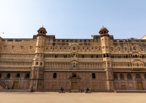 Entrance eastern façade of the Junagarh fort, Rajasthan, Bikaner, India