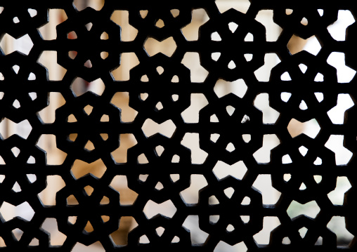 Jali window in the city palace, Rajasthan, Udaipur, India