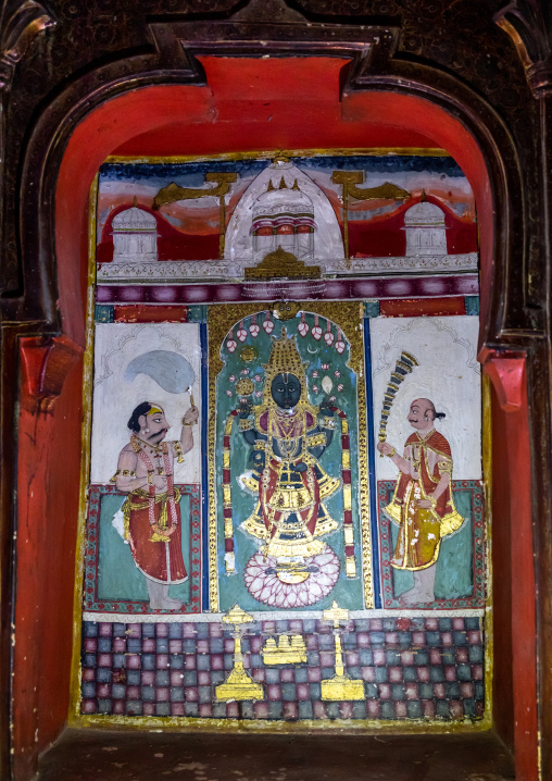 Taragarh fort murals, Rajasthan, Bundi, India