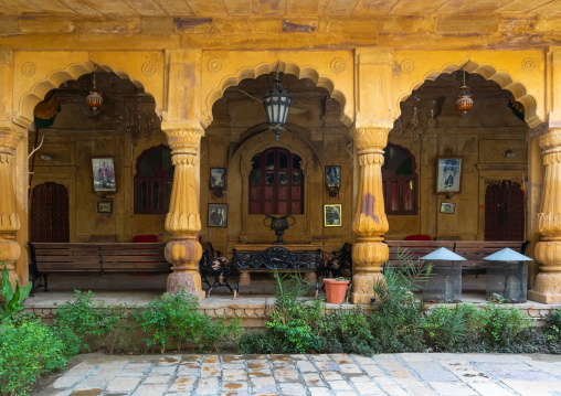 Old haveli arches, Rajasthan, Jaisalmer, India