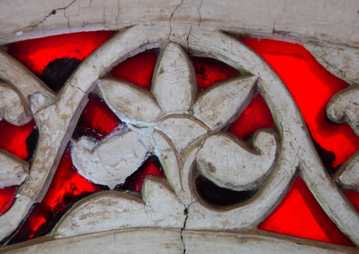 Flower gypsum decoration, Rajasthan, Udaipur, India