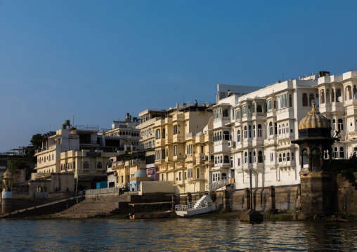 Gangaur ghat on lake Pichola, Rajasthan, Udaipur, India