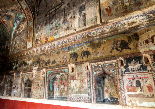 Taragarh fort murals, Rajasthan, Bundi, India