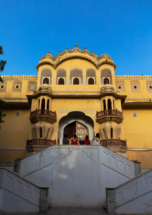 Back side of Hawa Mahal palace of wind, Rajasthan, Jaipur, India