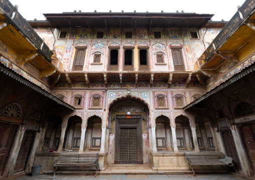 Old historic haveli, Rajasthan, Nawalgarh, India