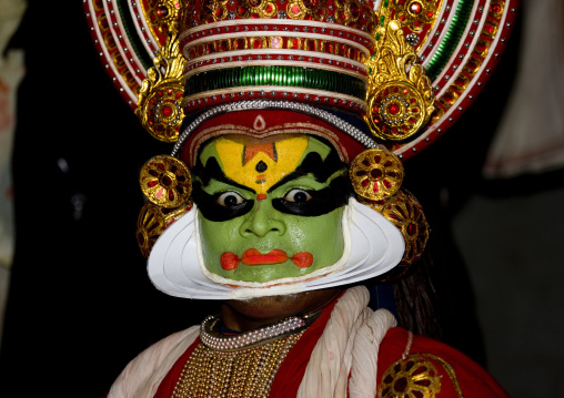 Kathakali Dancers In Fort Kochin, India