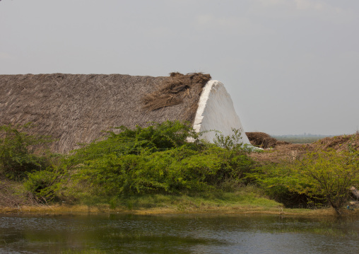 Stock Of Salt In Mahabalipuram, India