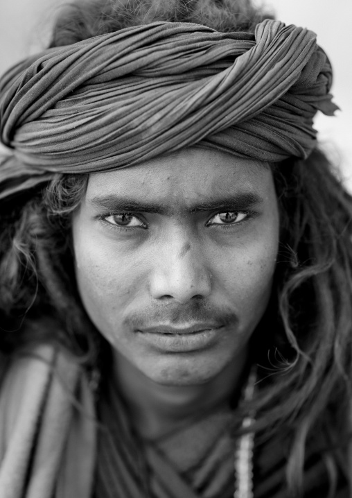 Black Naga At Maha Kumbh Mela, Allahabad, India