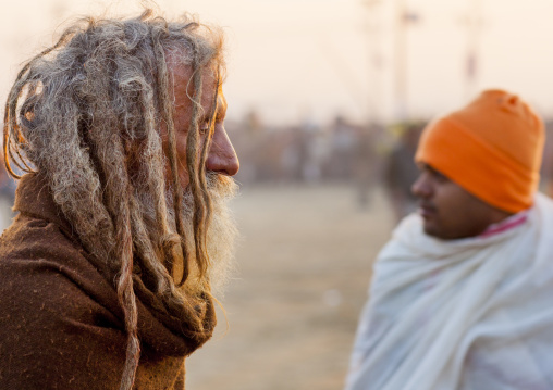 Pilgrims At Maha Kumbh Mela, Allahabad, India