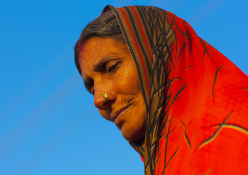 Pilgrim At Maha Kumbh Mela, Allahabad, India