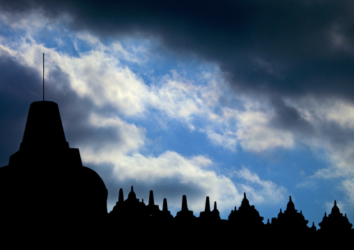 Borobudur temple,  Java island indonesia