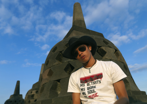 Borobudur temple,  Java island indonesia