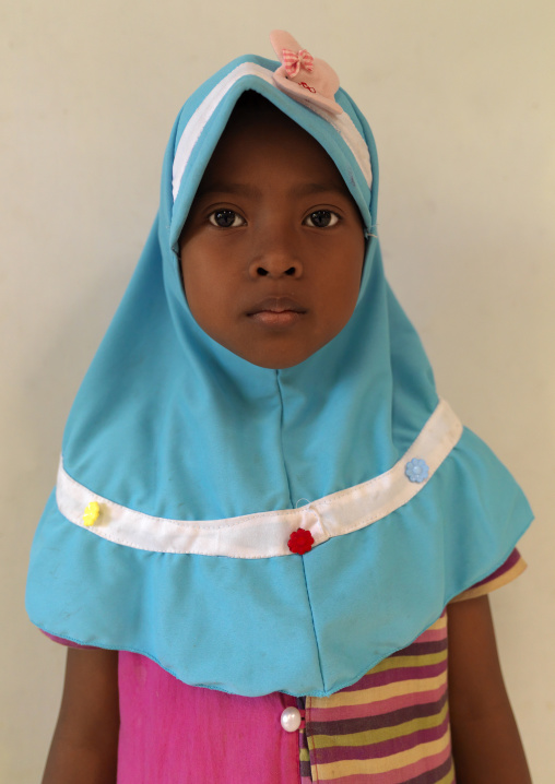 Muslim girl , Java island indonesia