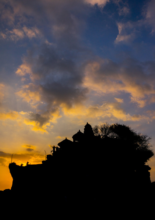 Pura Tanah Lot Temple At Sunset