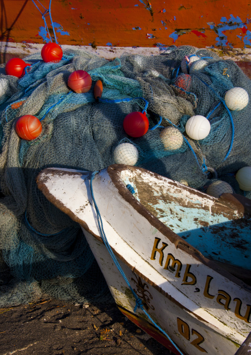 Fishing Nets, Lombok Island, Indonesia