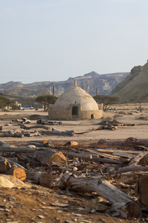 water reservoir in iranian traditional architecture, Qeshm Island, Salakh, Iran