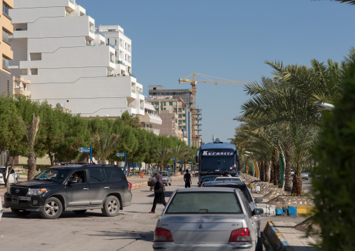 traffic in the city center, Hormozgan, Bandar Abbas, Iran