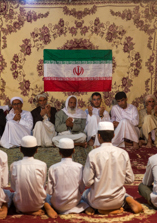 men during wedding celebrations, Qeshm Island, Tabl , Iran