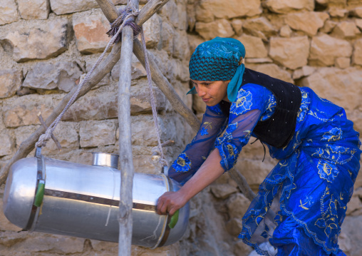 Woman Making Cheese, Palangan, Iran