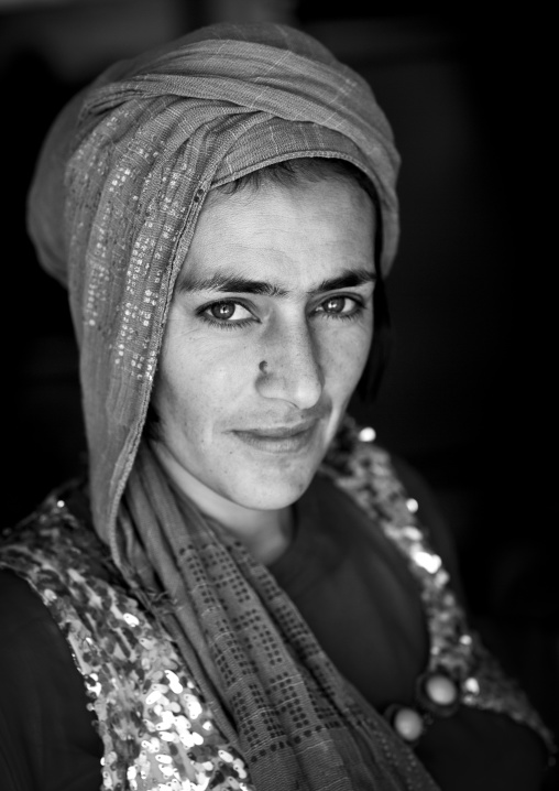 Kurdish Young Woman, Palangan, Iran