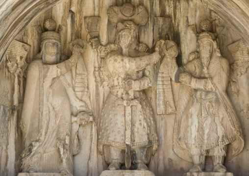 Sassanian Bas-reliefs At Taq-e Bostan, Kermanshah, Iran