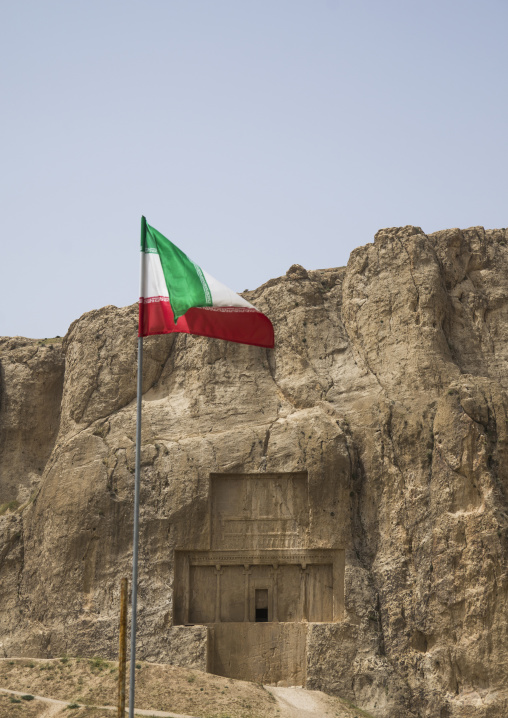 Achaemenian royal tombs in naqsh-e rustam necropolis, Fars province, Shiraz, Iran