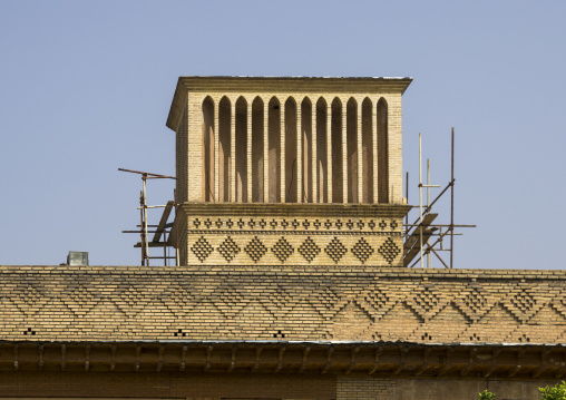 Windtower of traditional house, Fars province, Shiraz, Iran