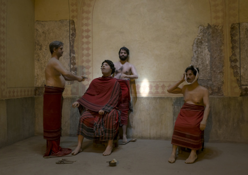 Mannequins in the hamman-e vakil bath, Fars province, Shiraz, Iran