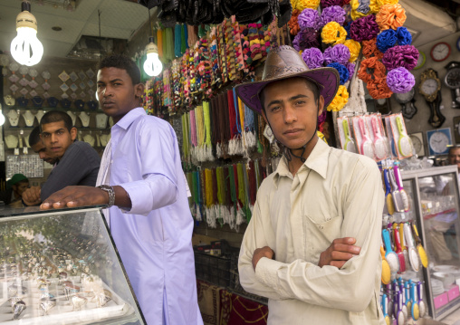 Young man from baluchistan wearing a cow boy hat, Fars province, Shiraz, Iran