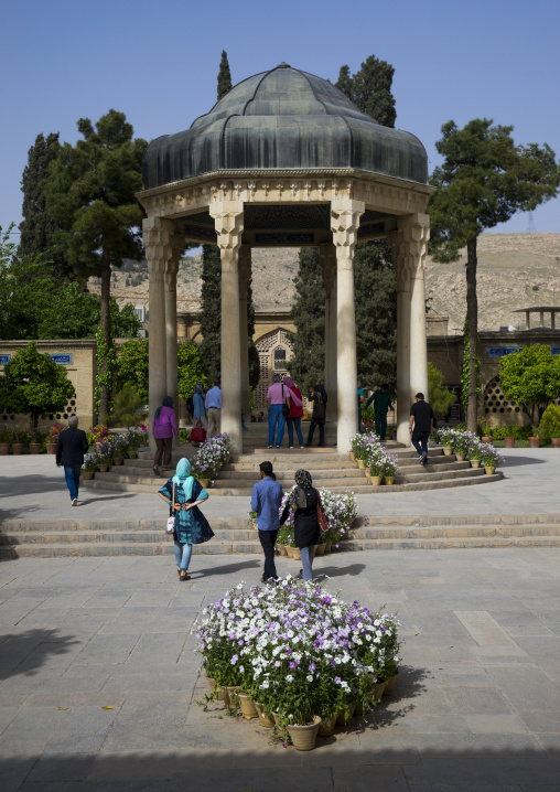 Tomb of persian poet hafez, Fars province, Shiraz, Iran