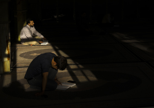 Prayer room in the shrine of emamzadeh saleh in tajrish, Shemiranat county, Tehran, Iran