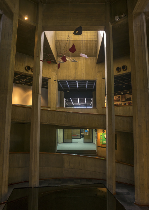 Alexander calder mobile sculpture at the tehran museum of contemporary art, Shemiranat county, Tehran, Iran