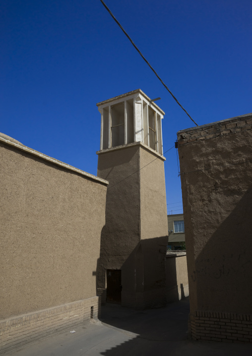 Windtower of traditional house, Isfahan province, Kashan, Iran