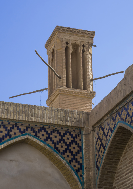 Windtower of traditional house, Isfahan province, Kashan, Iran