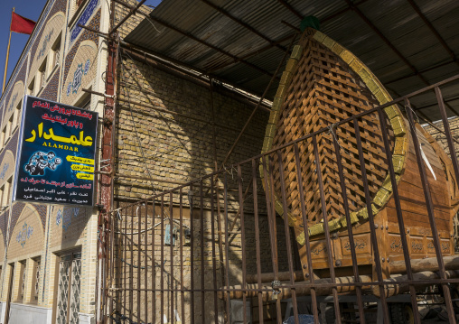 Giant coffin the bazaar, Isfahan province, Kashan, Iran