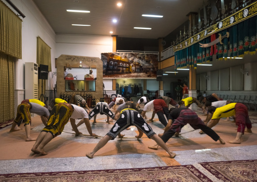 The traditional sport of zurkhaneh, Isfahan province, Kashan, Iran