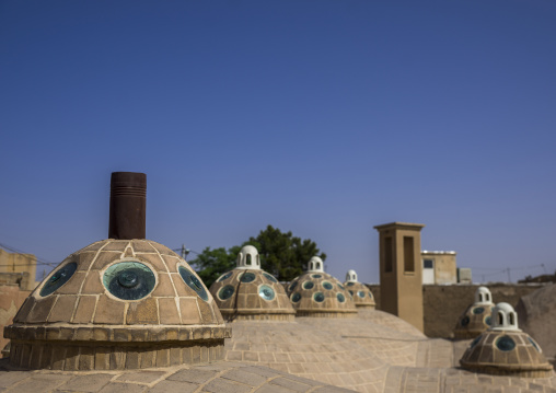 Sultan amir ahmad bathhouse roof and terrace, Isfahan province, Kashan, Iran