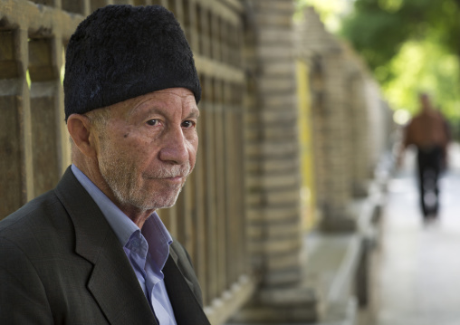 Old man with hat, Isfahan province, Isfahan, Iran