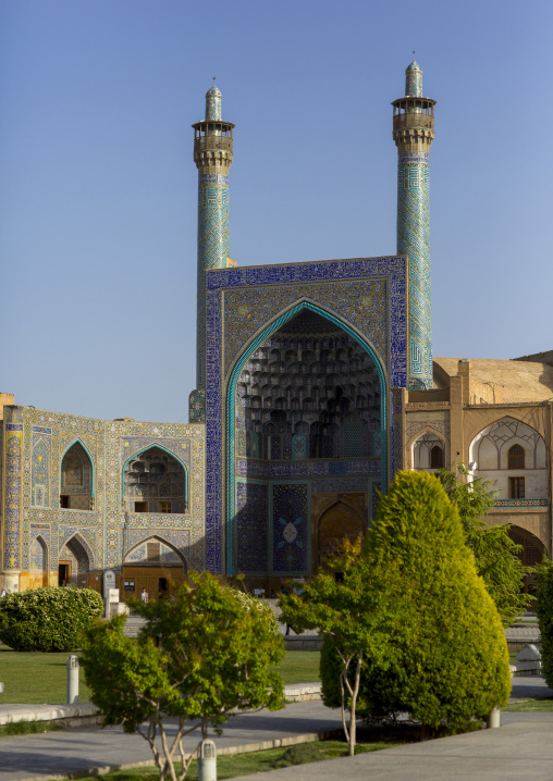 The shah mosque on naghsh-i jahan square, Isfahan province, Isfahan, Iran